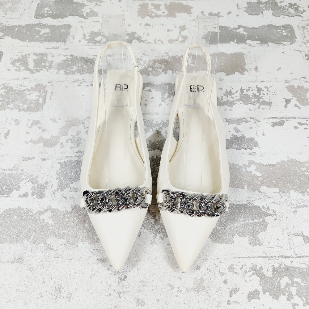 New BP. Camille Pointed Almond Toe Slingback Ballet Flats H853